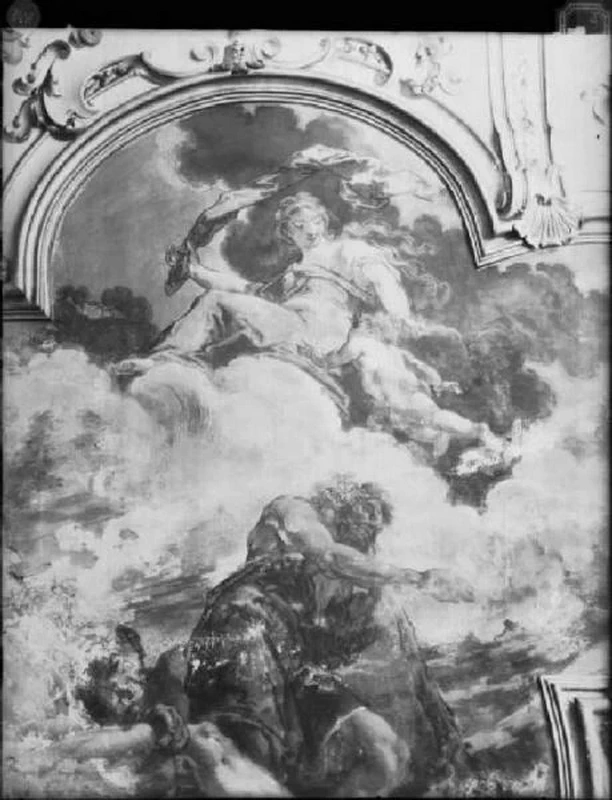 Allegoria della Forza e della Carità - Giuseppe Bazzani, Mantova, Palazzo Cavriani